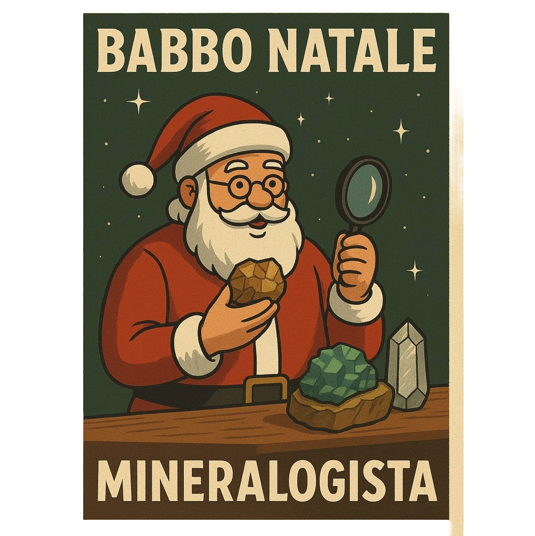 Babbo Natale mineralogista! Sabato 13 dicembre arriva al Museo Italiano di Scienze Planetarie