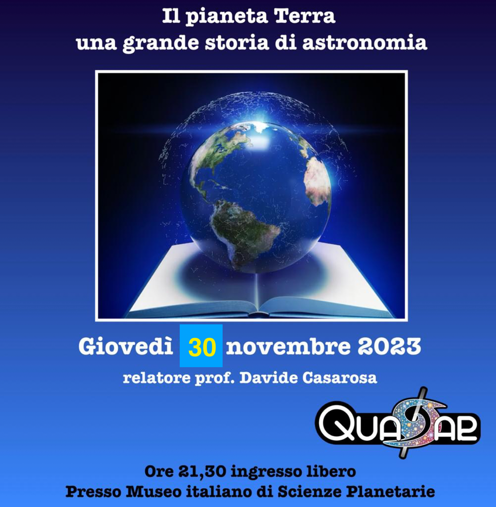 Il pianeta Terra, una grande storia di astronomia
