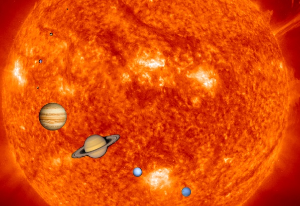 Il Sistema Solare a portata di mano