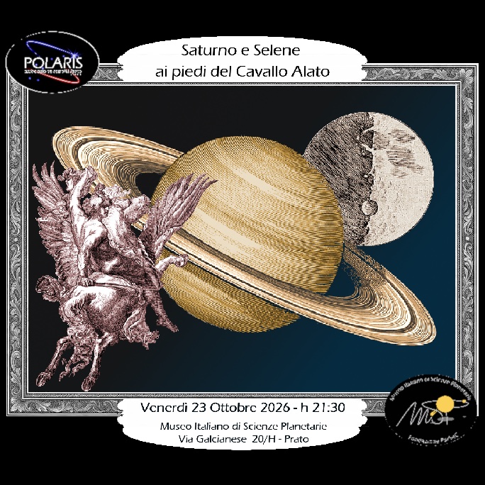 Saturno e Selene ai piedi del grande cavallo alato