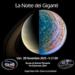 La notte dei giganti con Giove e Saturno