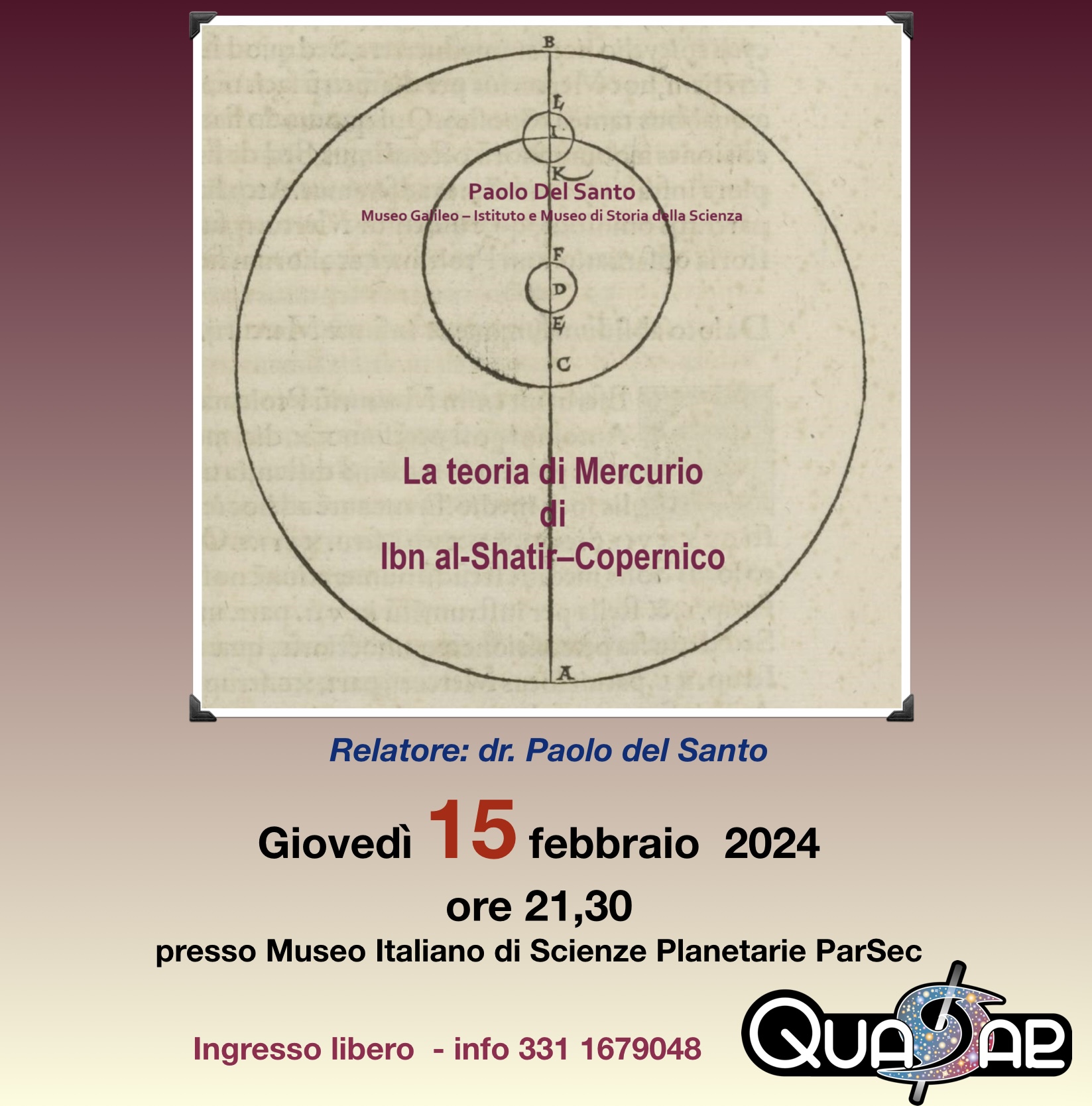 La teoria di Mercurio di Ibn al-Shatir-Copernico