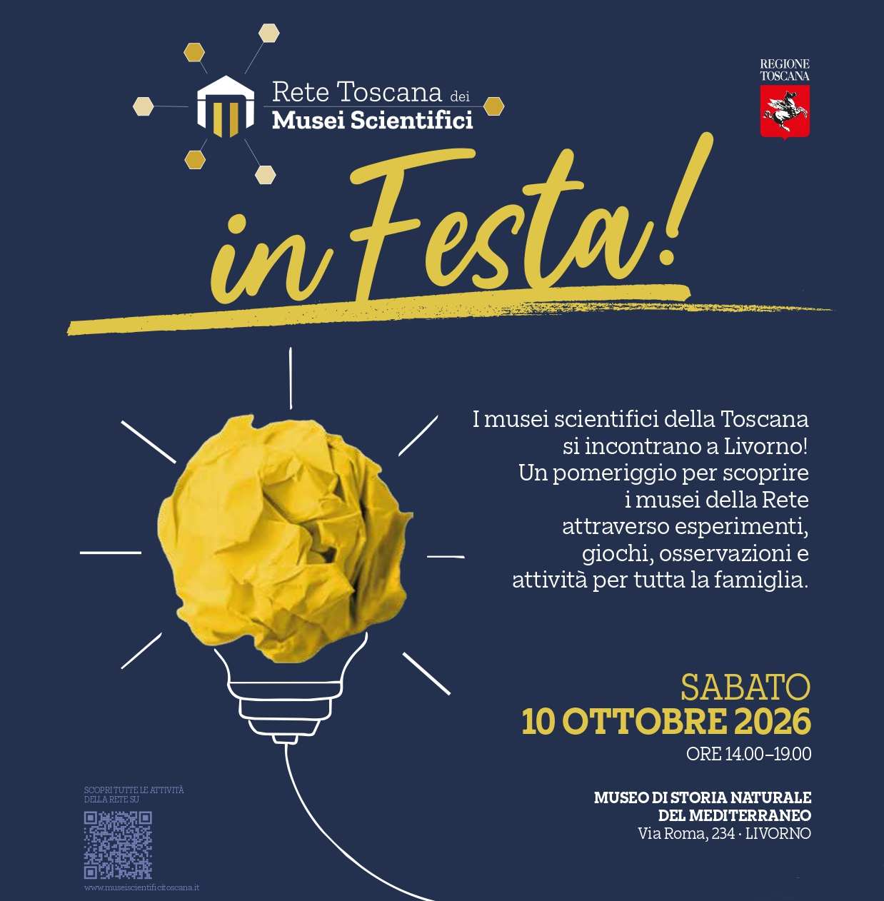 Festa della Rete Toscana dei Musei Scientifici