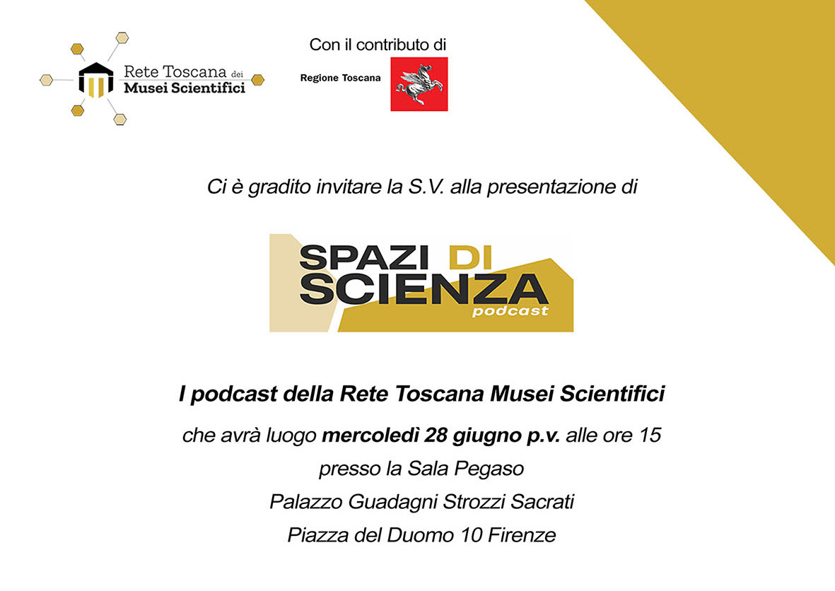 Spazi di scienza, i podcast della Rete Musei Scientifici