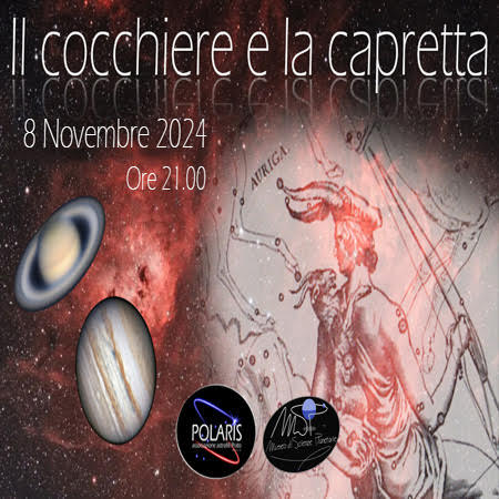 “Il cocchiere e la capretta”, serata osservativa organizzata dall’associazione astrofili Polaris