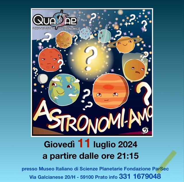 Astronomi-amo con l'associazione Quasar