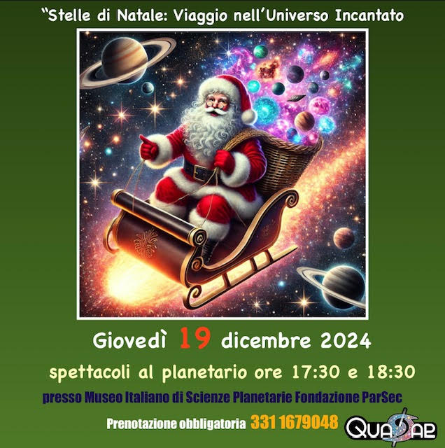 Stelle di Natale, viaggio nell'Universo incantato
