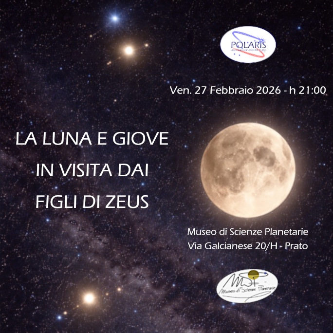 La Luna e Giove in visita dai Figli di Zeus