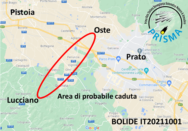 UNA METEORITE IN TOSCANA?