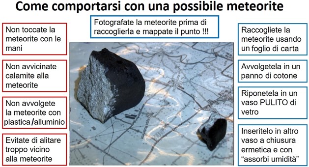 UNA METEORITE IN TOSCANA?